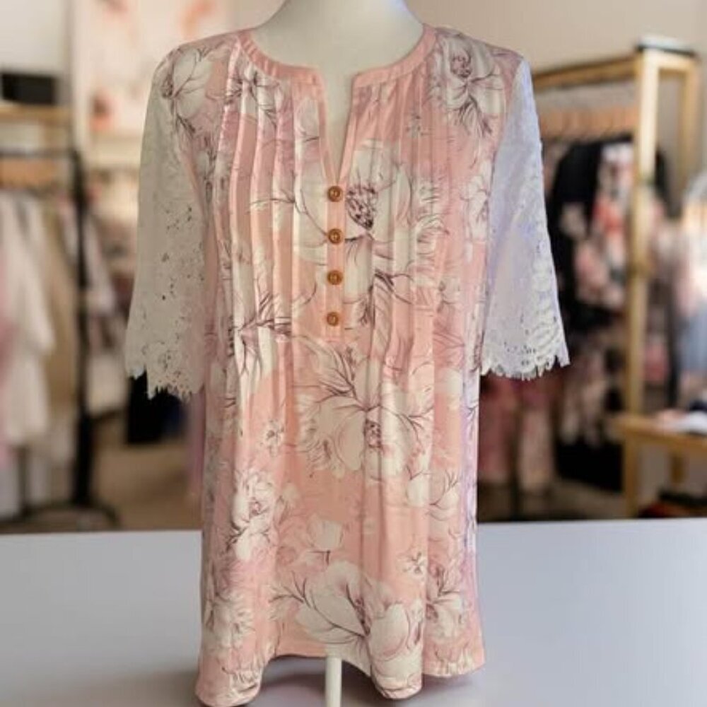NORACORA FLORAL BLOUSE - Picture 2 of 5